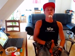 9 cigarettes in 14 minutes. Multiples Hardcore two-4-three