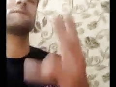 Handsome indian straight showing long dick in camera