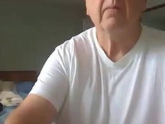 Mature Parent Drains His Thick Man sausage on Web cam