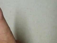 lad playing with his uncut cock - nice long foreskin! 2