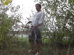 shemale transvestite public outdoor sounding anal dildo ling