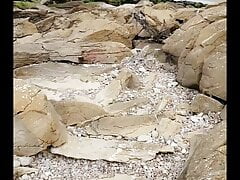 Masturbation in public on the beach