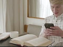 Pale guy fulfills his gay fantasy with Max Konnor - Eric Charming