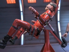 Bdsm Poor Twink In Shiny Catsuit Tied And Fucked