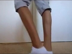 Twink in Socks & Boxers on Webcam