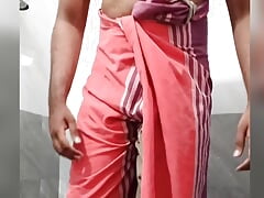 Rich Kerala Bank manager daddy hot underwear and Cumshot