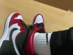 Teen Boys Smelly Nike Air Jordan 1 and Nike Crew Socks