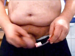 Toyed, hand job, gay sex toys