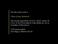 Dean & Joey: Bareback