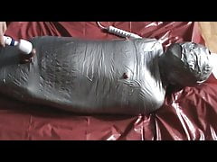 Mummified slave, NeonWand and enjoying