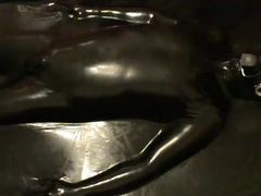 Tickled slave in the vacrac