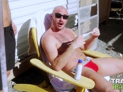 Muscle, jockstrap, big cock