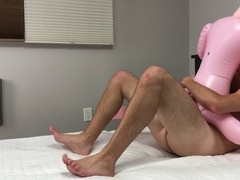 Young sissy crossdresser gets toyed and fucked like a sissy
