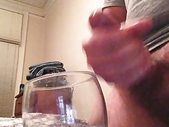 Cumming in a glass