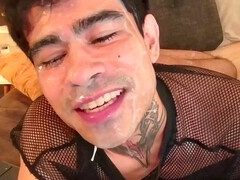 Big dick latino, big cock blow, loads