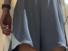 spunking in the douche after masturbate my monstrous white fuck-stick