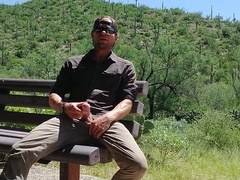 Taking a public masturbate off break at work