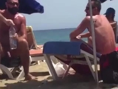 Str8 spy daddy bear at the beach 6