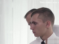 Hunky Mormon pastor gets sucked and dried out by his pupil