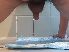 Pee on towel