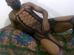 Sexy husband showing off in lce