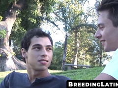 BreedingLatino.com - Steaming wet apartment boning with 2 lovely Latino twunks