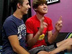 Cops strip twinks naked They undoubtedly seem into each other as they