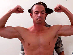 homosexual army boot camp porn bondage and fucking extra training for the