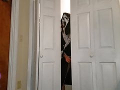 Step Son Spies On Aunt For Halloween Prank