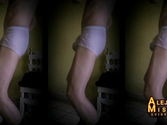 ALEJANDRO MISTRAL with a stiff meatpipe nearly prepared to break his undergarments