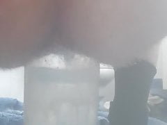 18 y.o. Twink ass wreaking with 1.5L bottle-not hard enough