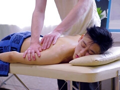 Young twink loves being massaged deep and raw
