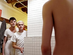 Mormon twink 3some featuring Elder Clarke and others