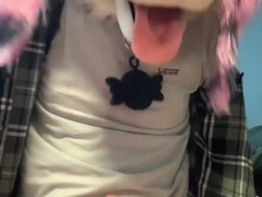 Fur covered penetrates his cock-squeezing butt until he jizzes