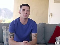 Next Door Neighbor Boy James Sinner Solos His Fat White Cock