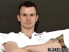 Cute young man from the UK is masturbating for the camera