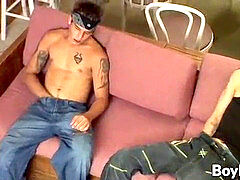 beautiful twunks Cain and Gabriel jacking their big fat dicks