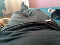 Macho guy lovingly works that massive dick