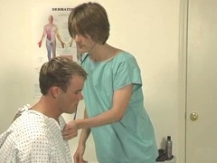 Kinky young guy Josh Vonn gets a deep dick examination from JJ Stone