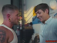 Colt Spences big dick giving Jack Bailey one hot training
