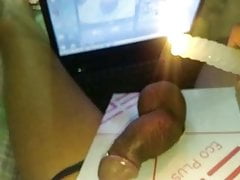 My cock CBT wax