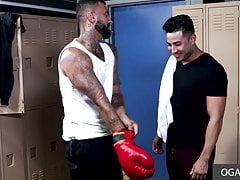 Gym locker room fantasies coming true