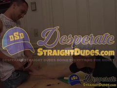 Diamin Cortez seduces his straight buddy Marco Phoenix into his first anal