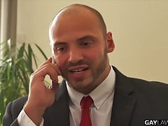 GAYLAWOFFICE Twink Tyler Vonas Defended With Raw Lawyer Cock