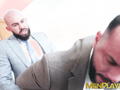 Hardcore assfucking after the meeting by hotties Sir Peter & Bruno Max