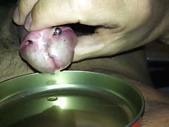 Wanking and milking my cock