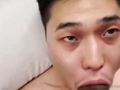 Asian Twink Blowjob For An Interracial Huge Dick With Suggest Model