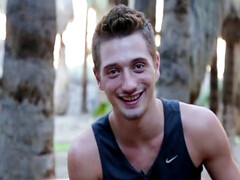 Runner, gay fit, slender