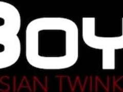 Muscular top Rikiya gets blond Harus ass all to himself for barebacking