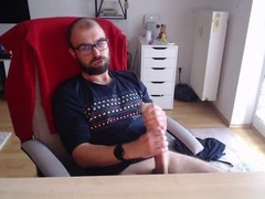 Guy Boggi plays with his furry sex toy
